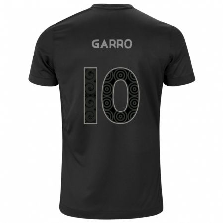 Kandiny Herren Rodrigo Garro #10 Schwarz Auswärtstrikot Trikot 2024/25 T-Shirt