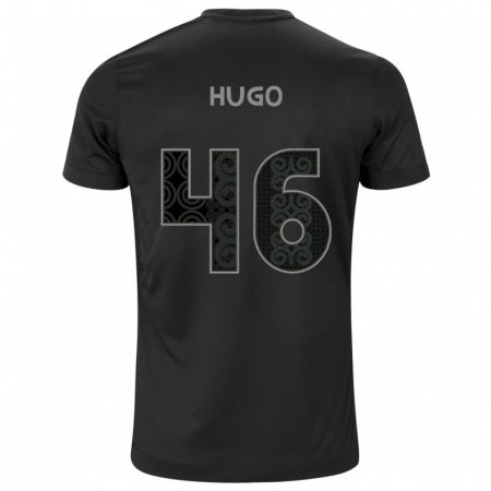 Kandiny Herren Hugo #46 Schwarz Auswärtstrikot Trikot 2024/25 T-Shirt