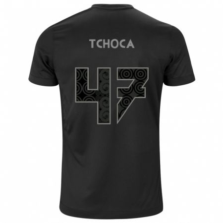 Kandiny Herren Tchoca #47 Schwarz Auswärtstrikot Trikot 2024/25 T-Shirt