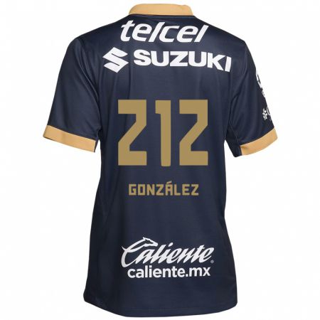 Kandiny Herren José González #212 Obsidian Gold Weiß Auswärtstrikot Trikot 2024/25 T-Shirt