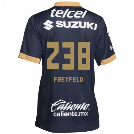 Kandiny Herren Julián Freyfeld #238 Obsidian Gold Weiß Auswärtstrikot Trikot 2024/25 T-Shirt