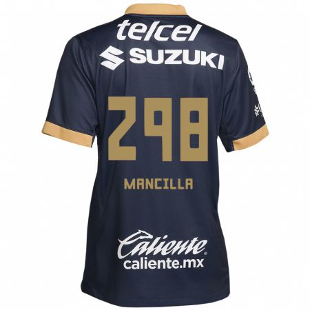 Kandiny Herren José Mancilla #298 Obsidian Gold Weiß Auswärtstrikot Trikot 2024/25 T-Shirt