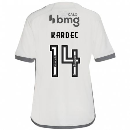 Kandiny Herren Alan Kardec #14 Cremefarben Auswärtstrikot Trikot 2024/25 T-Shirt