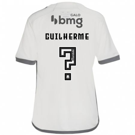 Kandiny Herren Kauan Guilherme #0 Cremefarben Auswärtstrikot Trikot 2024/25 T-Shirt