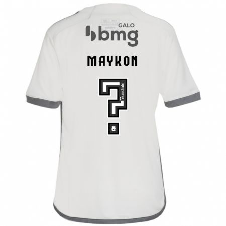 Kandiny Herren Maykon #0 Cremefarben Auswärtstrikot Trikot 2024/25 T-Shirt