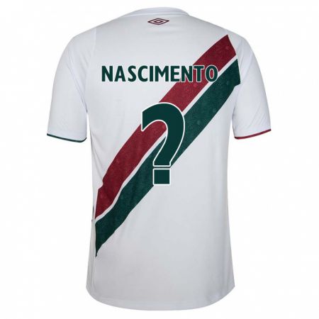 Kandiny Herren Hiago Nascimento #0 Weiß Grün Kastanienbraun Auswärtstrikot Trikot 2024/25 T-Shirt