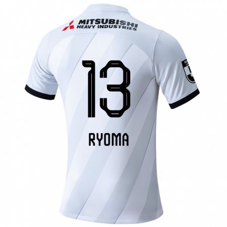 Kandiny Herren Ryoma Watanabe #13 Weiß Grau Auswärtstrikot Trikot 2024/25 T-Shirt