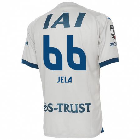 Kandiny Herren Jelani Reshaun Sumiyoshi #66 Weiß Blau Auswärtstrikot Trikot 2024/25 T-Shirt