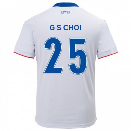 Kandiny Herren Sung-Geun Choi #25 Weiß Blau Auswärtstrikot Trikot 2024/25 T-Shirt