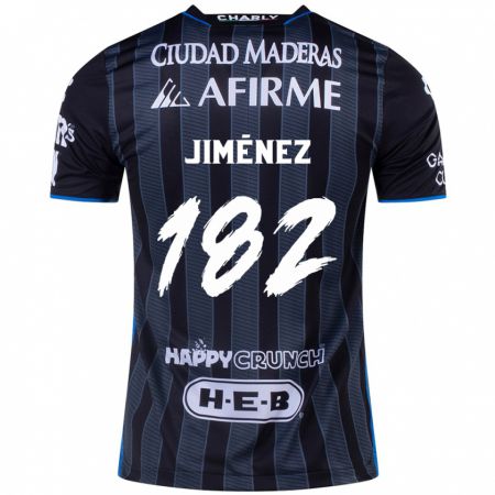 Kandiny Herren Carlos Jiménez #182 Weiß Schwarz Auswärtstrikot Trikot 2024/25 T-Shirt