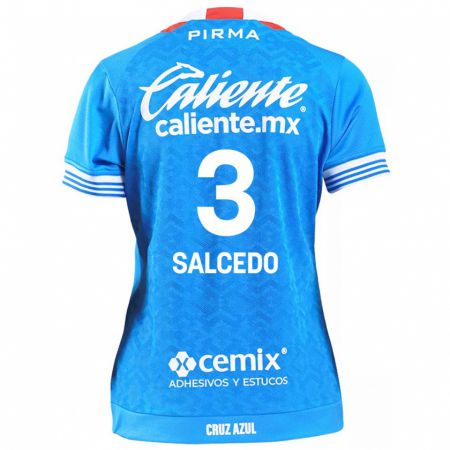 Kandiny Damen Carlos Salcedo #3 Himmelblau Heimtrikot Trikot 2024/25 T-Shirt