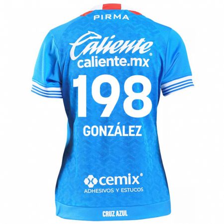 Kandiny Damen Kenneth González #198 Himmelblau Heimtrikot Trikot 2024/25 T-Shirt