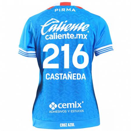 Kandiny Damen Ian Castañeda #216 Himmelblau Heimtrikot Trikot 2024/25 T-Shirt