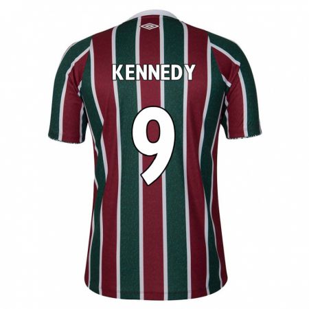 Kandiny Damen John Kennedy #9 Grün Kastanienbraun Weiß Heimtrikot Trikot 2024/25 T-Shirt