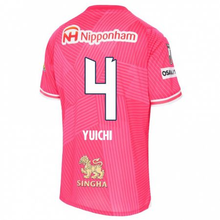 Kandiny Damen Yuichi Hirano #4 Rosa Weiß Heimtrikot Trikot 2024/25 T-Shirt