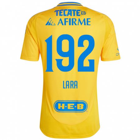 Kandiny Damen Miguel Lara #192 Goldgelb Heimtrikot Trikot 2024/25 T-Shirt