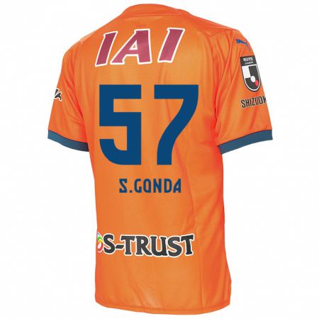 Kandiny Damen Shuichi Gonda #57 Orange Blau Heimtrikot Trikot 2024/25 T-Shirt