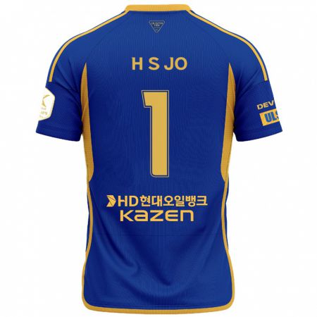 Kandiny Damen Su-Hyeok Jo #1 Blau Gelb Heimtrikot Trikot 2024/25 T-Shirt