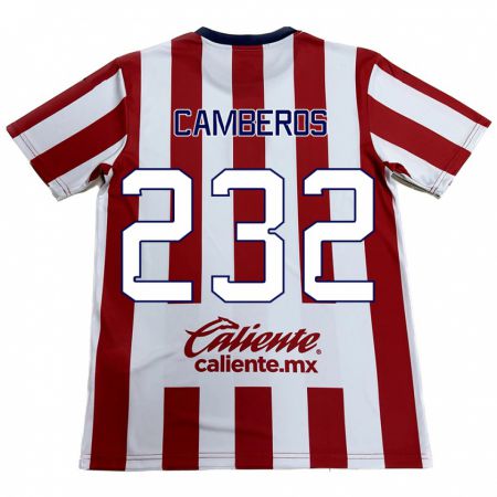 Kandiny Damen Hugo Camberos #232 Rot-Weiss Heimtrikot Trikot 2024/25 T-Shirt