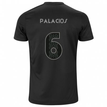 Kandiny Damen Diego Palacios #6 Schwarz Auswärtstrikot Trikot 2024/25 T-Shirt