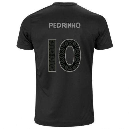 Kandiny Damen Pedrinho #10 Schwarz Auswärtstrikot Trikot 2024/25 T-Shirt