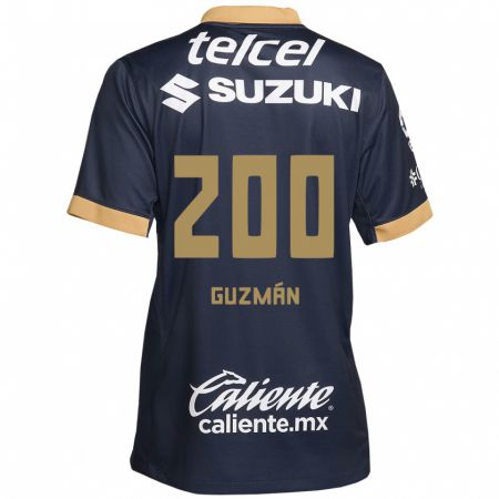 Kandiny Damen Alan Guzmán #200 Obsidian Gold Weiß Auswärtstrikot Trikot 2024/25 T-Shirt