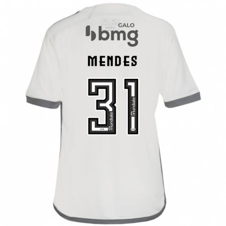 Kandiny Damen Matheus Mendes #31 Cremefarben Auswärtstrikot Trikot 2024/25 T-Shirt