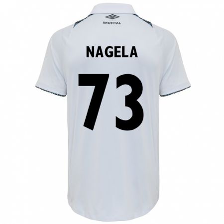 Kandiny Damen Nágela #73 Weiß Blau Auswärtstrikot Trikot 2024/25 T-Shirt