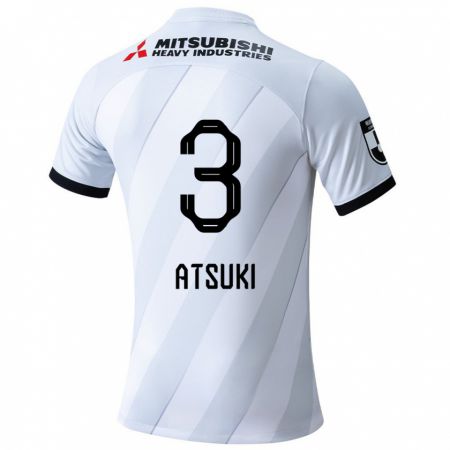 Kandiny Damen Atsuki Ito #3 Weiß Grau Auswärtstrikot Trikot 2024/25 T-Shirt