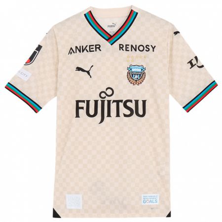 Kandiny Damen Shunsuke Ando #21 Weiß Grau Auswärtstrikot Trikot 2024/25 T-Shirt