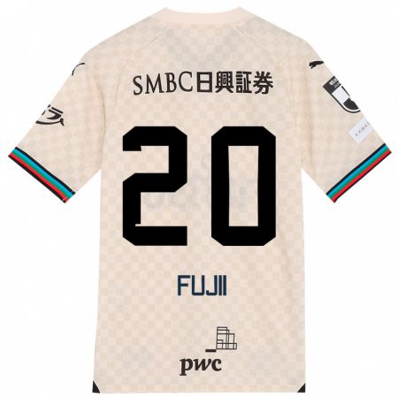 Kandiny Damen Rensuke Fujii #20 Weiß Grau Auswärtstrikot Trikot 2024/25 T-Shirt