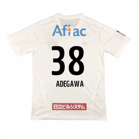 Kandiny Damen Koa Adegawa #38 Weiß Schwarz Auswärtstrikot Trikot 2024/25 T-Shirt