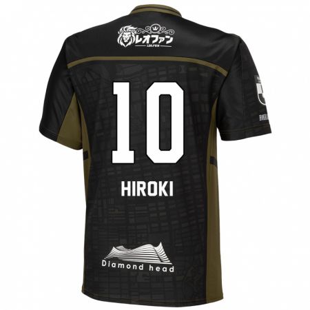 Kandiny Damen Hiroki Miyazawa #10 Schwarz Grün Auswärtstrikot Trikot 2024/25 T-Shirt