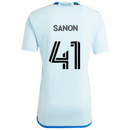 Kandiny Damen Jérémy Sanon #41 Eisblau Auswärtstrikot Trikot 2024/25 T-Shirt