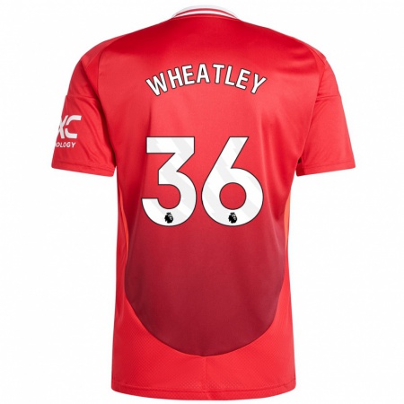 Kandiny Kinder Ethan Wheatley #36 Hellrot Heimtrikot Trikot 2024/25 T-Shirt