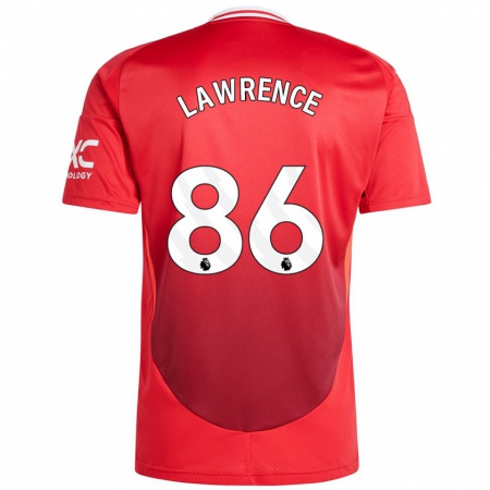 Kandiny Kinder Marcus Lawrence #86 Hellrot Heimtrikot Trikot 2024/25 T-Shirt