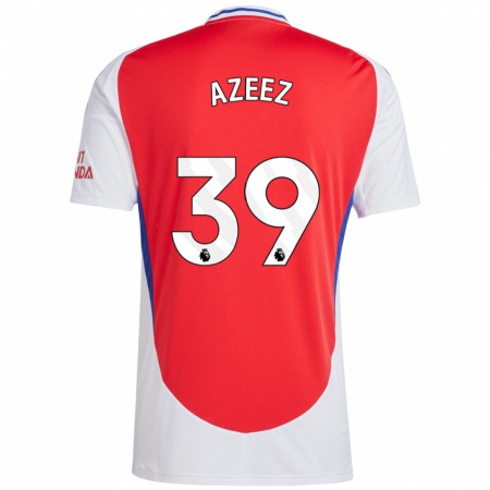 Kandiny Kinder Miguel Azeez #39 Rot Weiß Heimtrikot Trikot 2024/25 T-Shirt