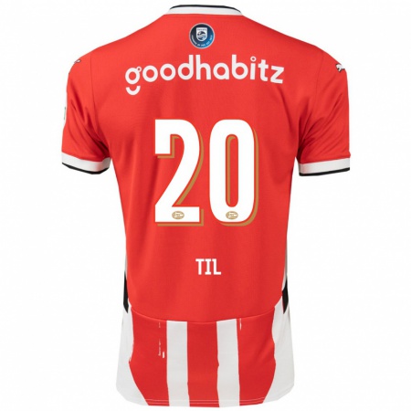 Kandiny Kinder Guus Til #20 Rot Weiß Heimtrikot Trikot 2024/25 T-Shirt