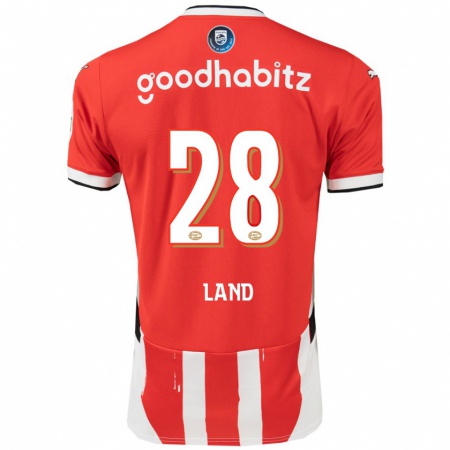 Kandiny Kinder Tygo Land #28 Rot Weiß Heimtrikot Trikot 2024/25 T-Shirt