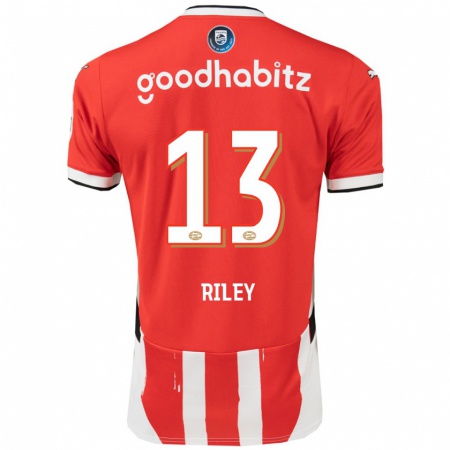 Kandiny Kinder Indiah-Paige Riley #13 Rot Weiß Heimtrikot Trikot 2024/25 T-Shirt