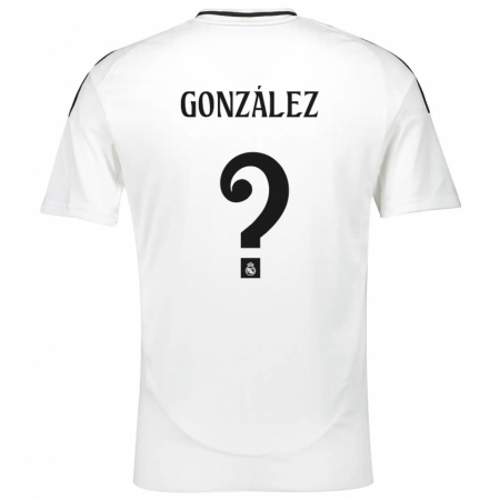 Kandiny Kinder Álvaro González #0 Weiß Heimtrikot Trikot 2024/25 T-Shirt