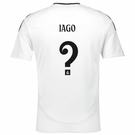 Kandiny Kinder Paulo Iago #0 Weiß Heimtrikot Trikot 2024/25 T-Shirt