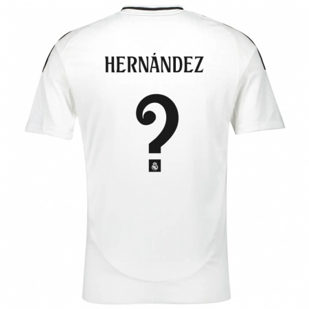 Kandiny Kinder Enaitz Hernández #0 Weiß Heimtrikot Trikot 2024/25 T-Shirt