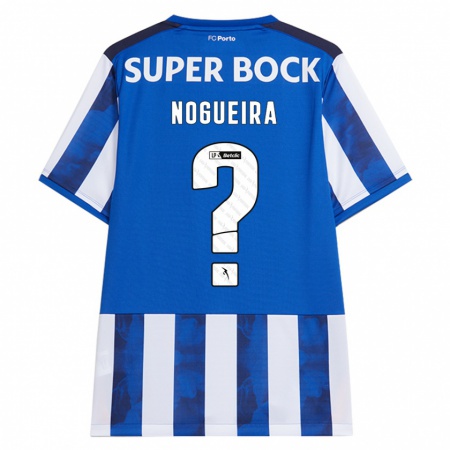 Kandiny Kinder Duarte Nogueira #0 Blau Weiß Heimtrikot Trikot 2024/25 T-Shirt