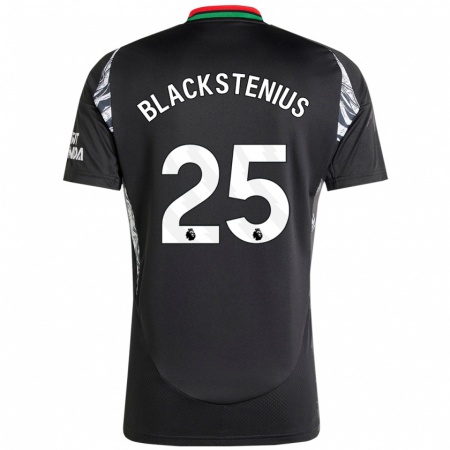 Kandiny Kinder Stina Blackstenius #25 Schwarz Auswärtstrikot Trikot 2024/25 T-Shirt