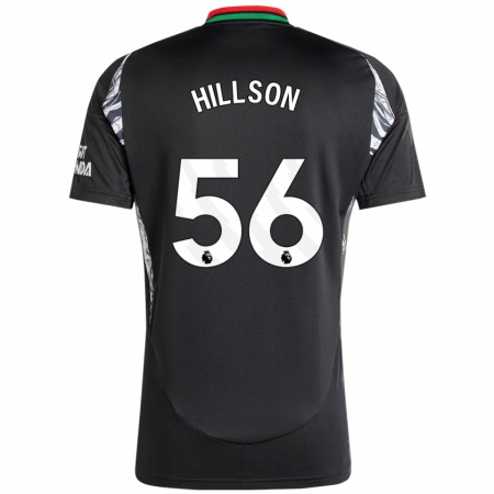 Kandiny Kinder James Hillson #56 Schwarz Auswärtstrikot Trikot 2024/25 T-Shirt