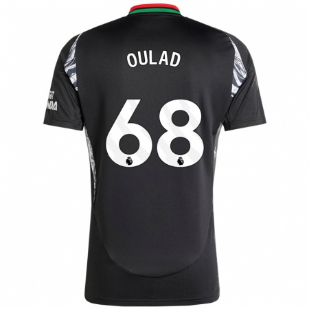 Kandiny Kinder Salah-Eddine Oulad M'hand #68 Schwarz Auswärtstrikot Trikot 2024/25 T-Shirt