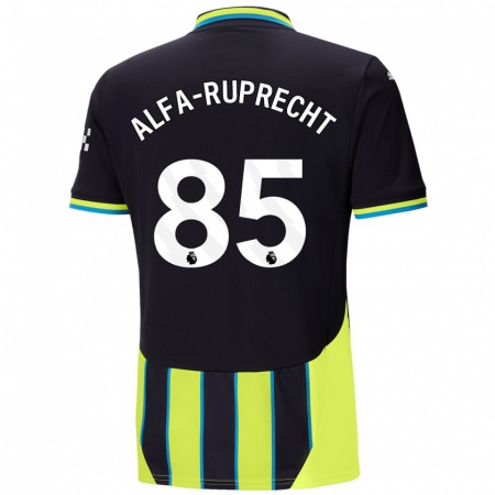 Kandiny Kinder Farid Alfa-Ruprecht #85 Blaugelb Auswärtstrikot Trikot 2024/25 T-Shirt