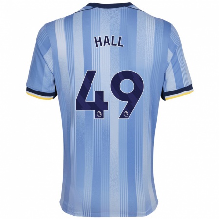 Kandiny Kinder Tyrese Hall #49 Hellblau Auswärtstrikot Trikot 2024/25 T-Shirt