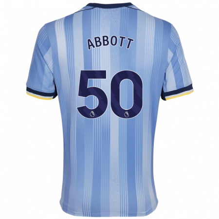 Kandiny Kinder George Abbott #50 Hellblau Auswärtstrikot Trikot 2024/25 T-Shirt